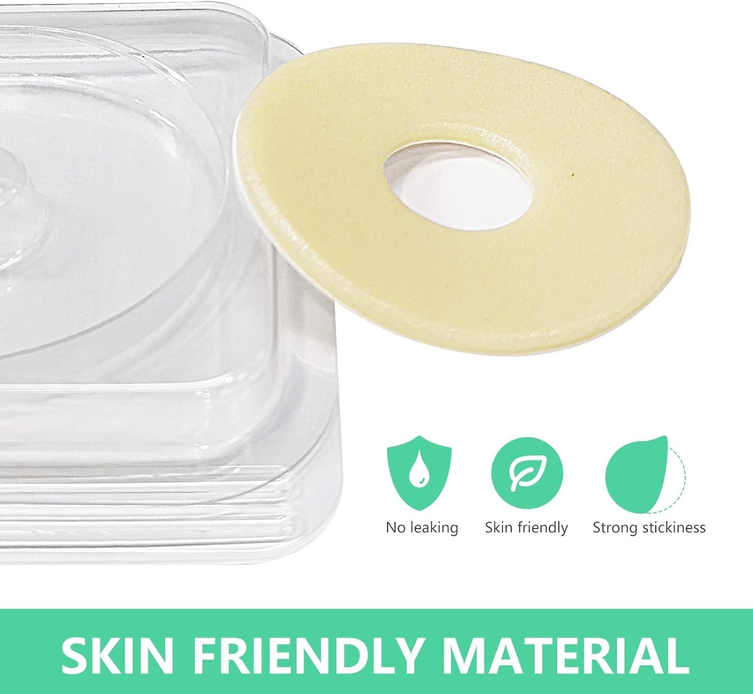10pcs Ostomy Barrier Ring Moldable Ostomy Rings 45mm 4mm Thickness Diameter No L