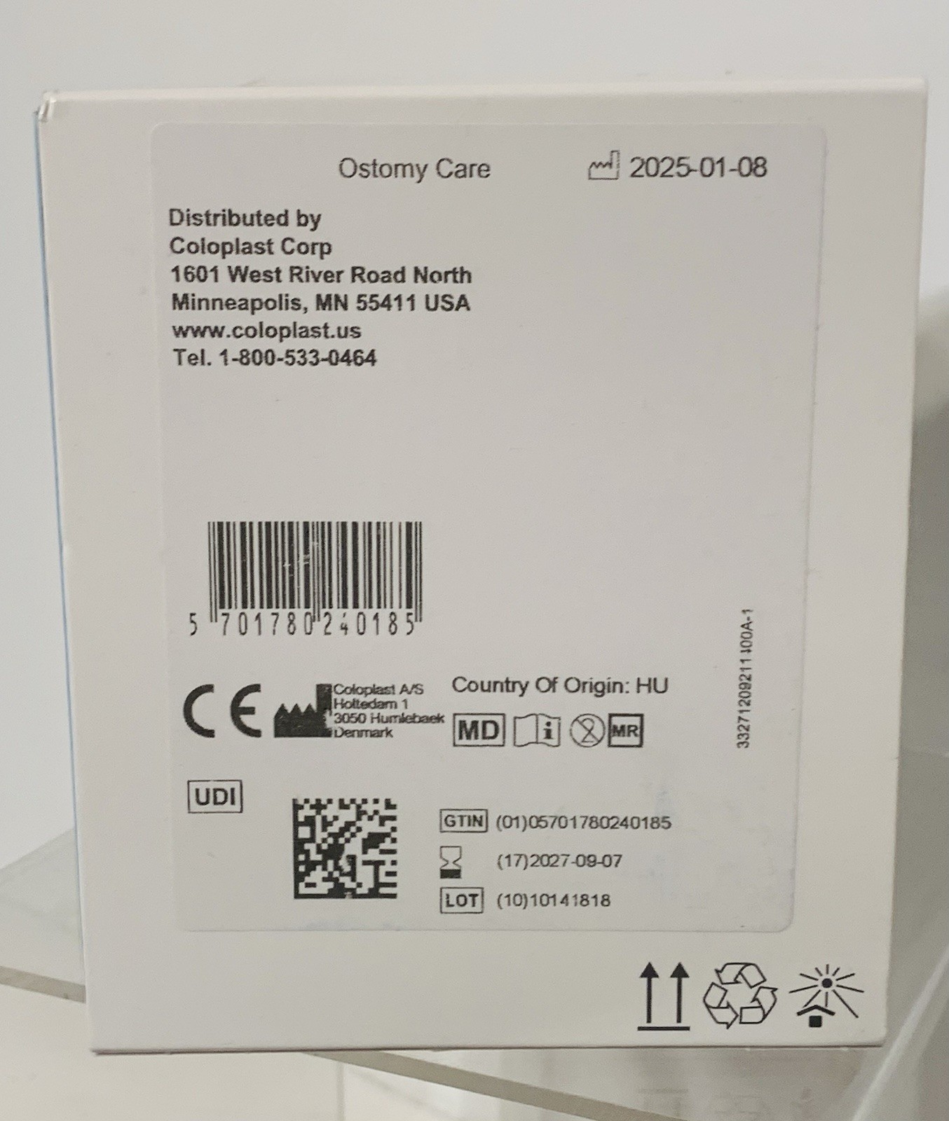 Coloplast Brava CONVEX PROTECTIVE SEAL Barrier #12092 1-3/16″ 8mm 1BX/10EA ~2027