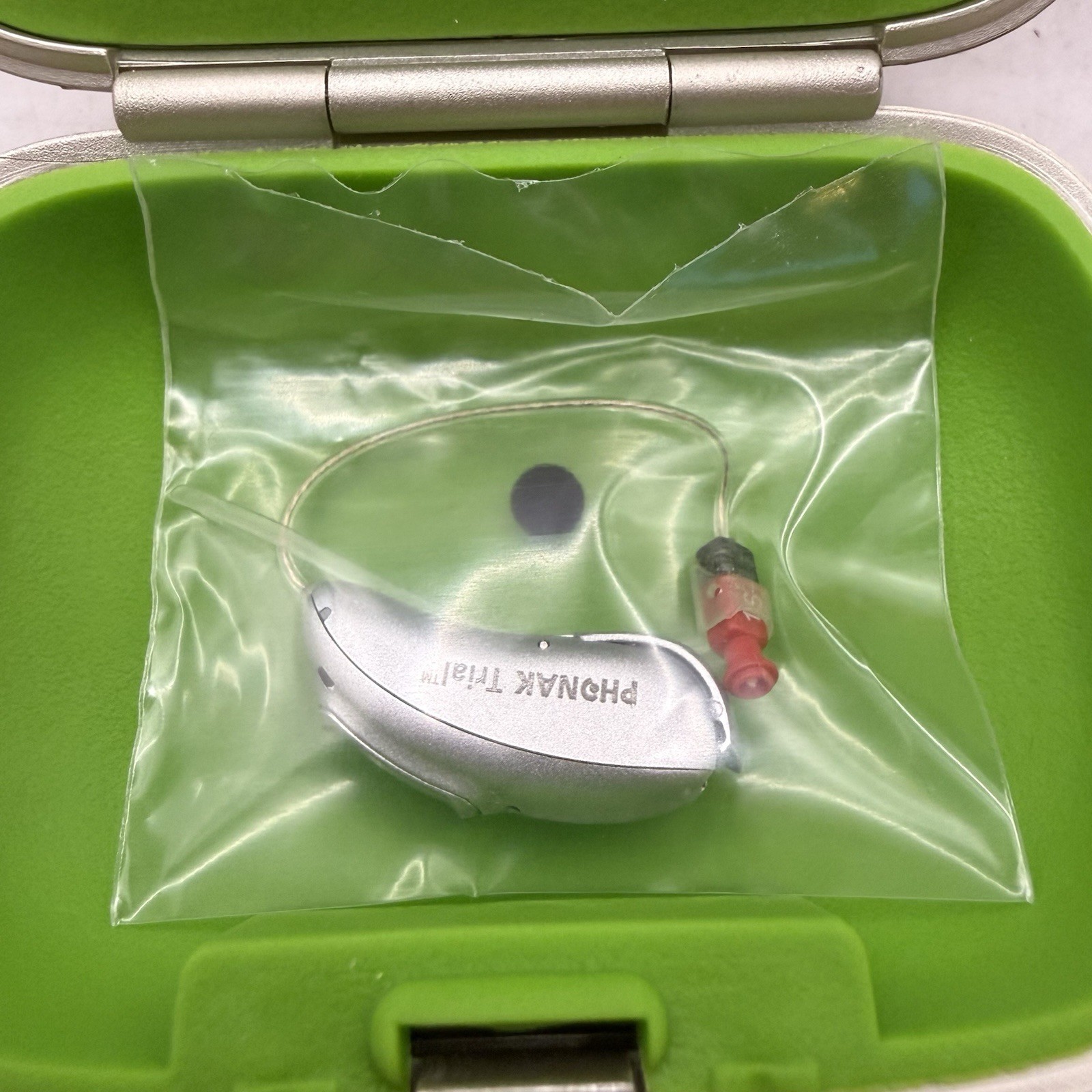 Phonak Audeo M-312 Trial Silver Gray Hearing Aid Sonova Brand NIB