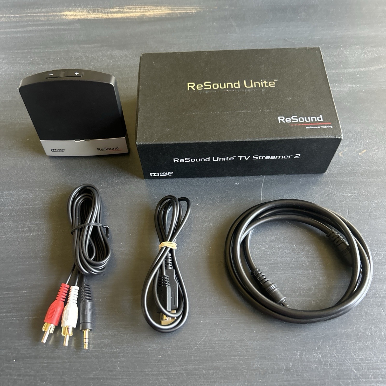Resound Unite TV Streamer 2 GN Hearing Aids SAS-3 A/S Dolby Digital AudioResound