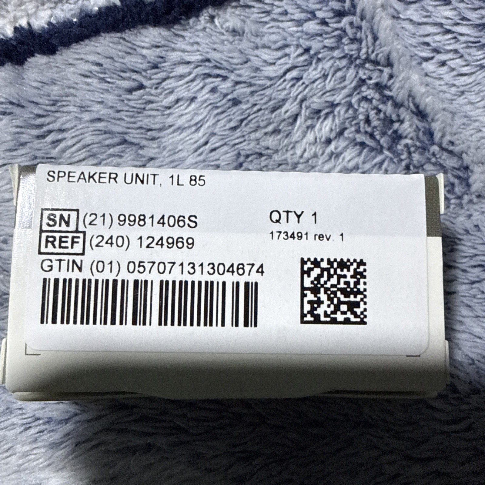 Oticon C1 Minifit Receiver (1-85dB-left) USA shipper