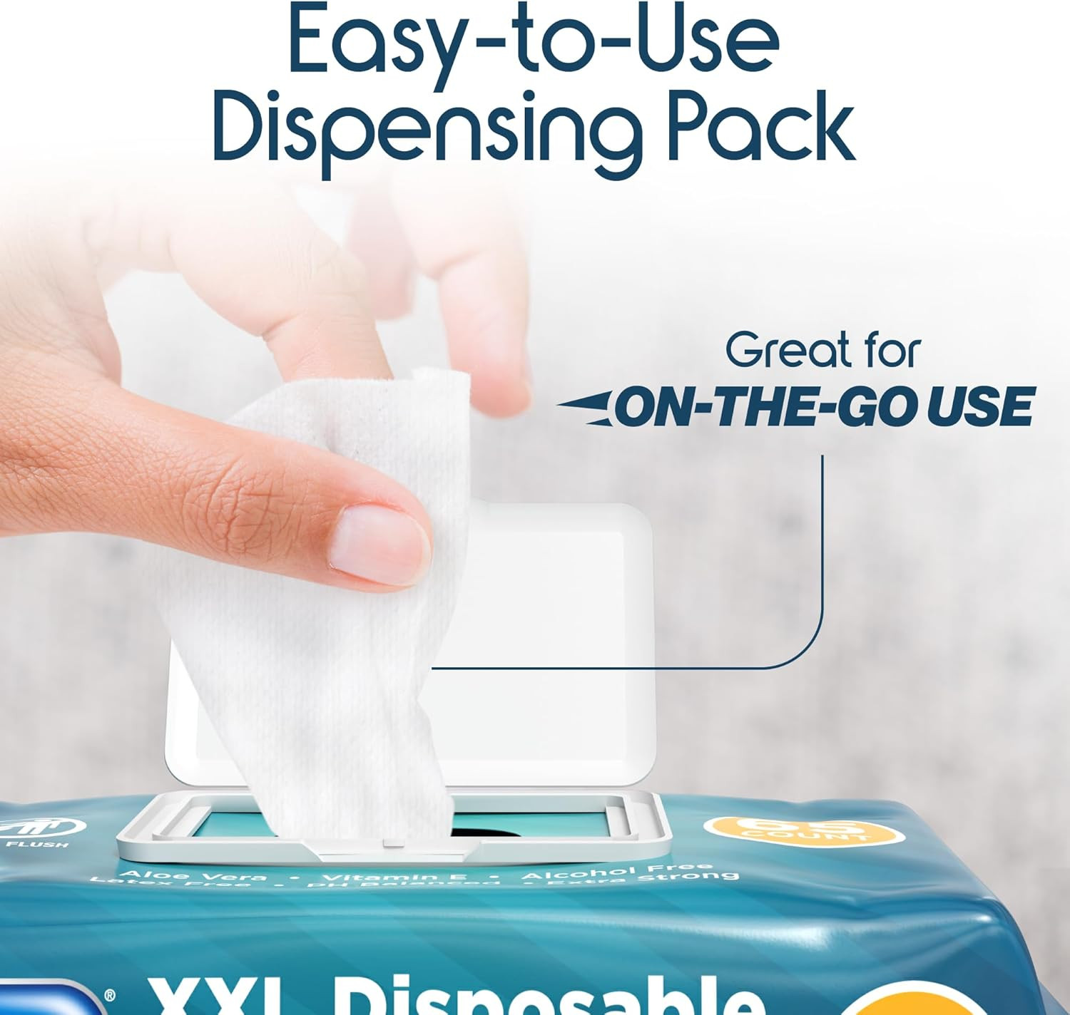 Adult Wet Wipes, Wash Cloths for Incontinence & Cleansing for Elderly, 8″X13″ (7