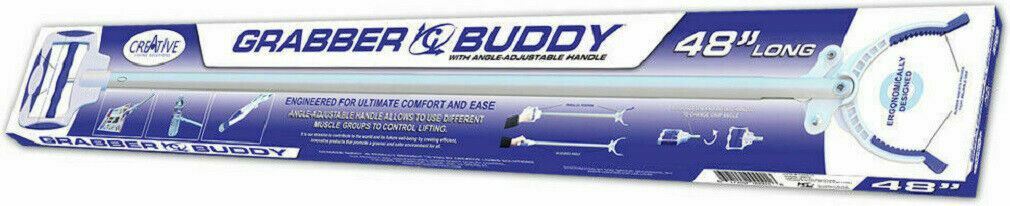 48″ Pick Up Tool with 2 Heavy-Duty Magnets Grabber Buddy Reacher Rubber Tips
