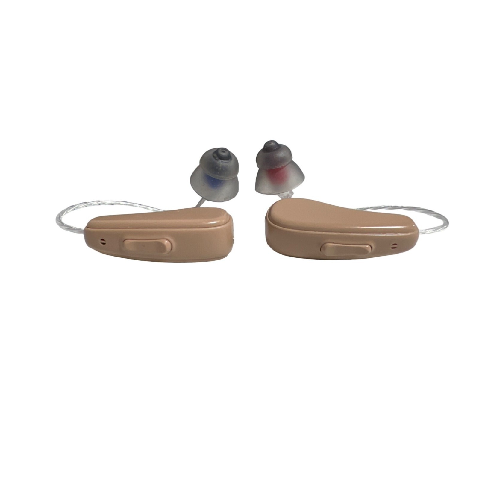 Aimsumy M2219 Beige Rechargeable Noise Cancelling RIC Hearing Aids for Adults