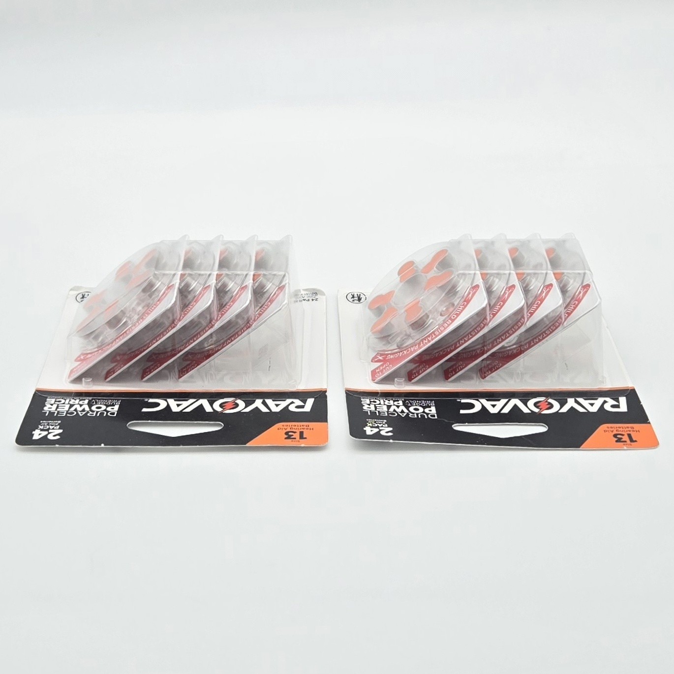 48 Rayovac Hearing Aid Batteries Size 13 New~Sealed Two 24 Packs Best By 10/2028