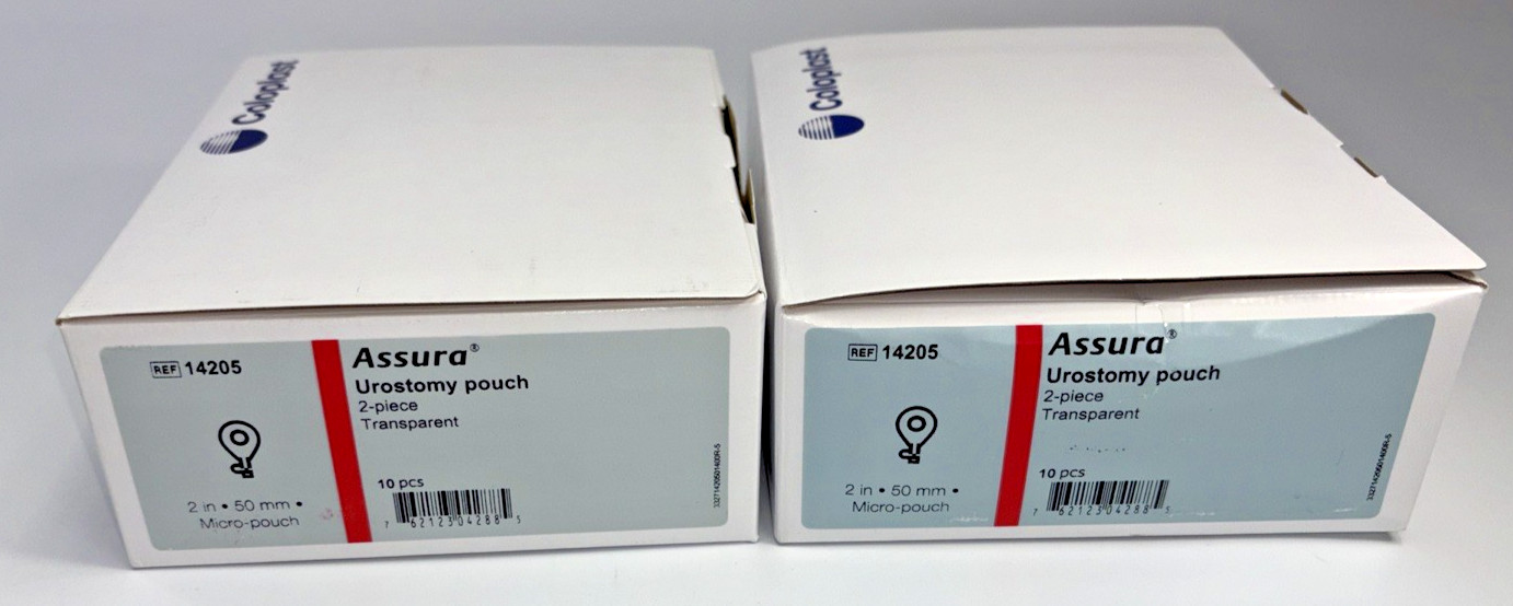 20 Coloplast 14205 Assura® Urostomy Pouch 2-Piece Exp 11/2027
