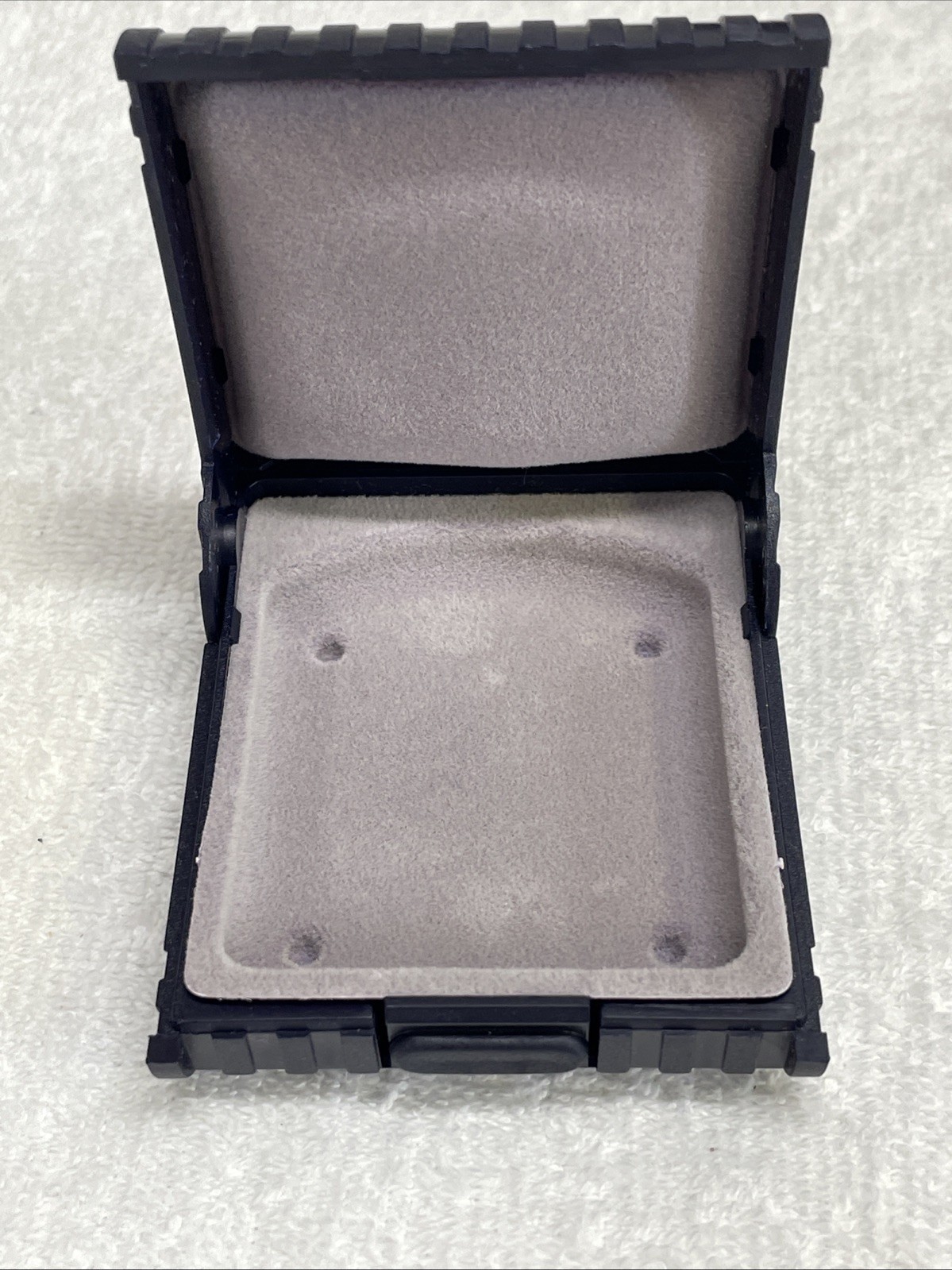 OTICON Clamshell Hard Case for Hearing Aids Navy Blue 2 1/2″ x 3″ x 1″