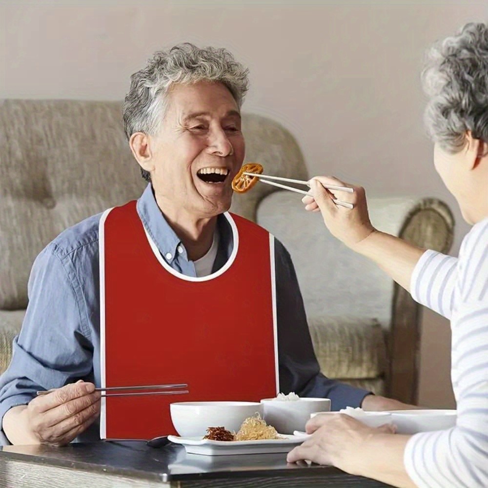 10 Pack Terry Cloth Adult Bibs/Senior Meal Time Clothing Protector w/Hook&Loop