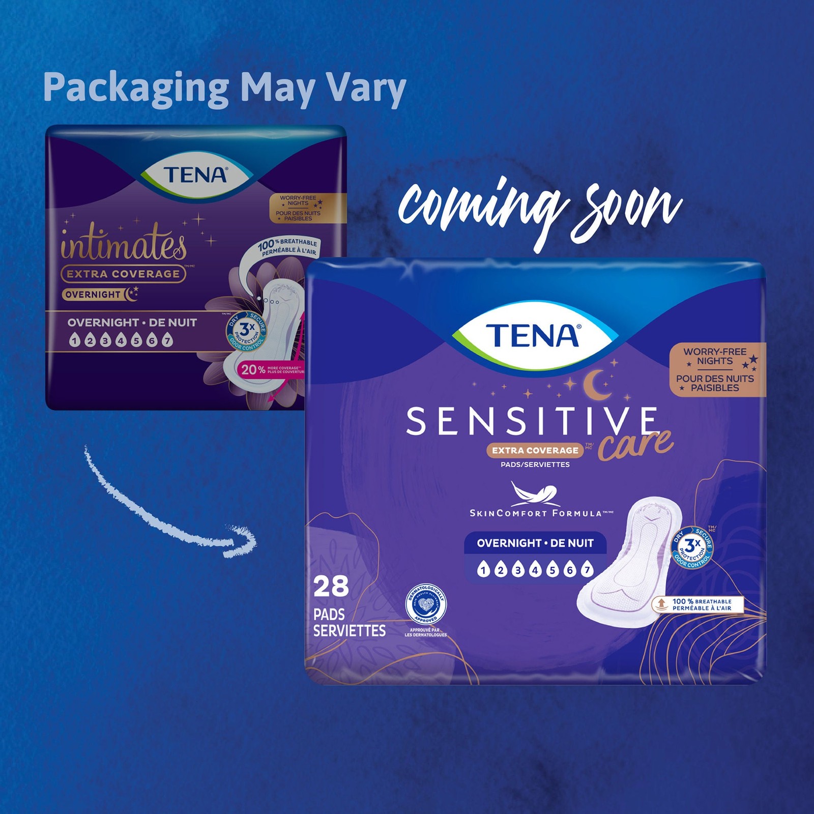 TENA Incontinent Pad 16″ L Overnight 28 Ct