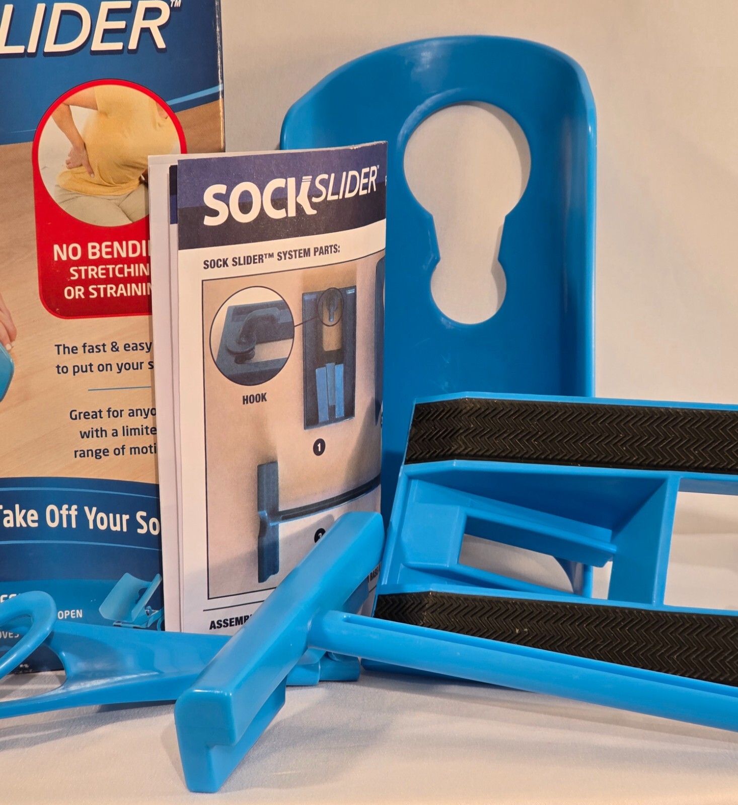 2017 Sock Slider-Put On & Take Off Shoes & Socks Comfortably-2 Piece Design