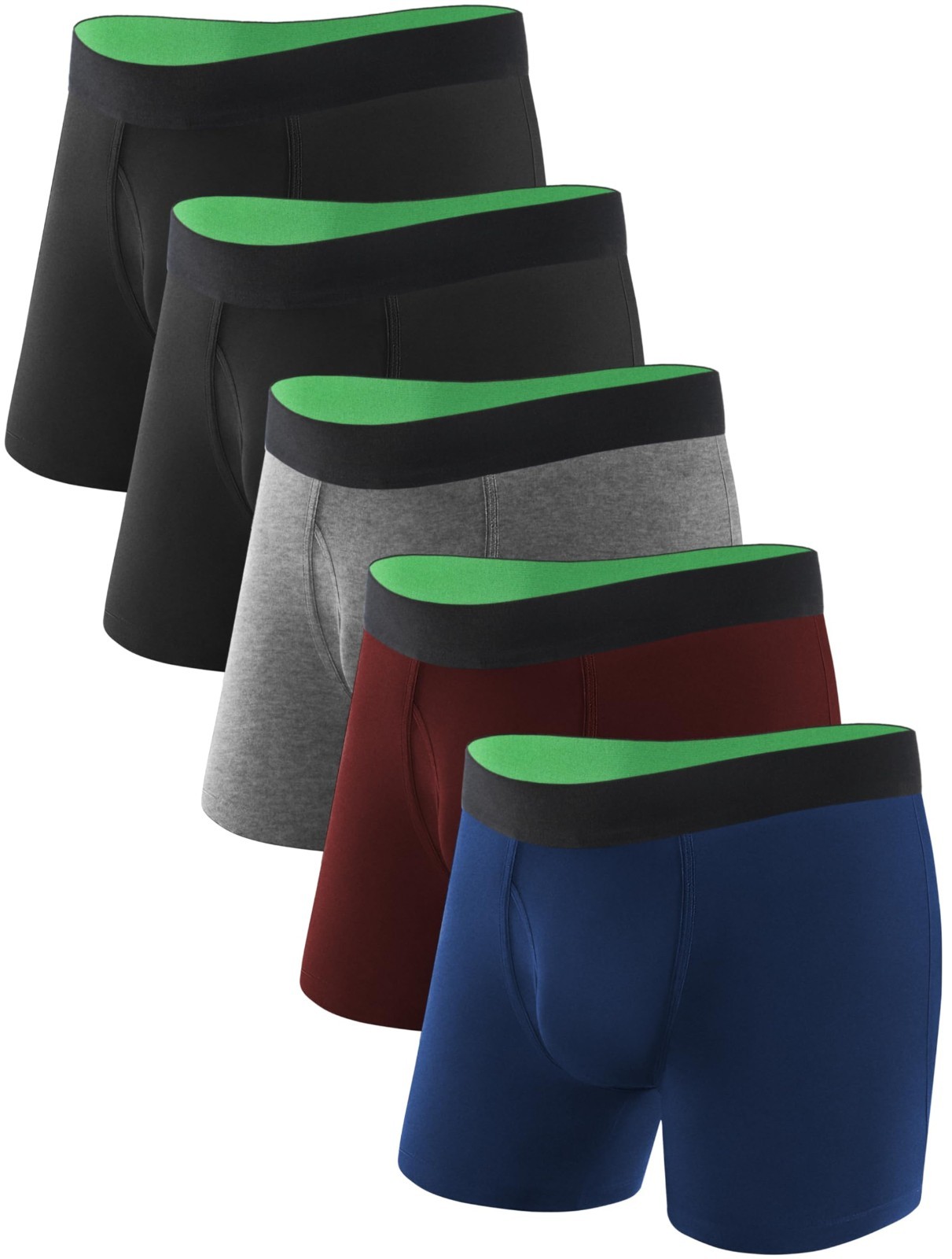 TIICHOO Washable Urinary Incontinence Underwear Men’s Cotton Boxers Sz 3XL