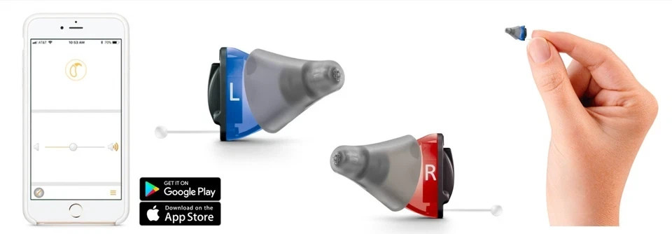S igni a Silk 1X Instant-Fit CIC Complete-in-CanaL Digital Hearing Device