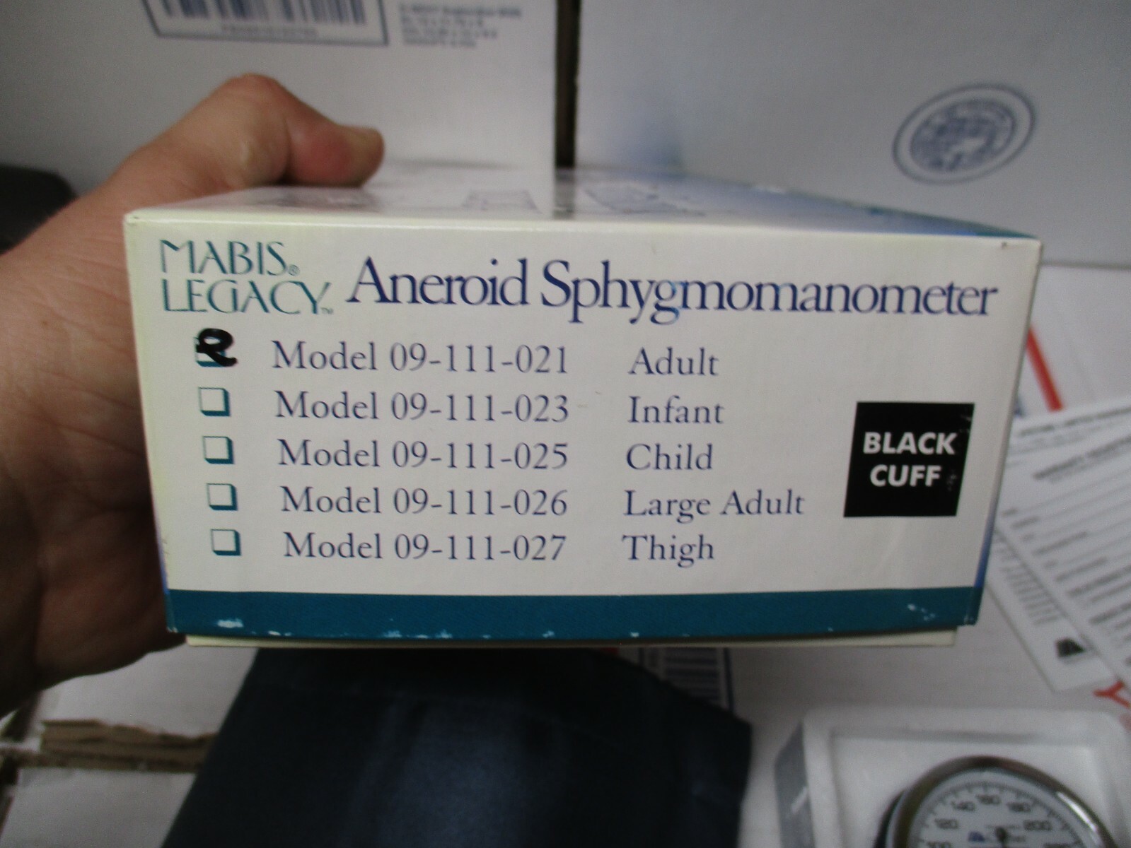 NEW MABIS LEGACY ANEROID SPGMOMANOMETER MANUAL BLOOD PRESSURE MONITOR TESTER