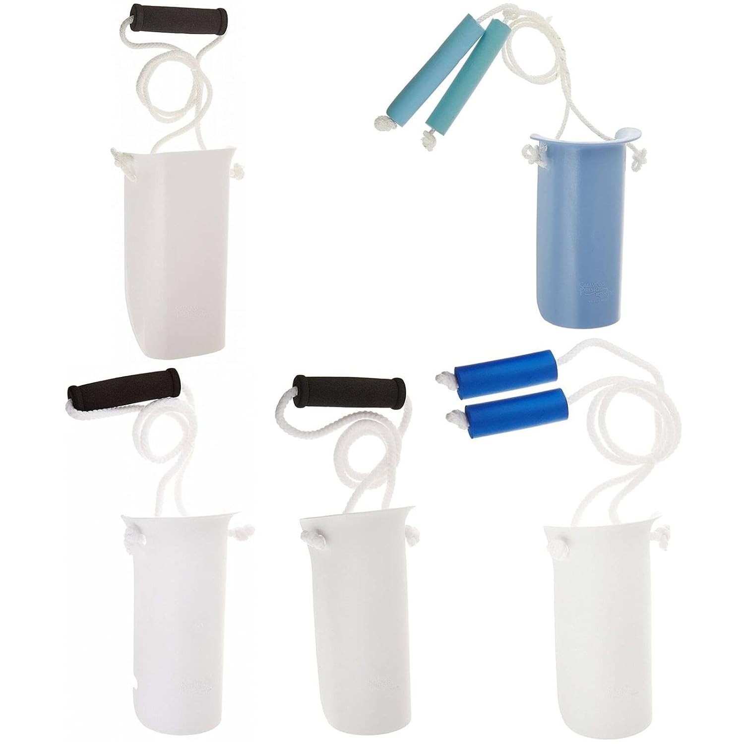 Sammons Preston Sock and Stocking Aid 28″ Rope with Built-Up Foam Handles – Easy