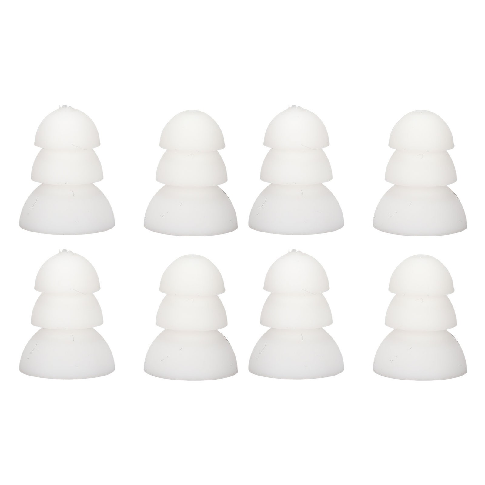 8pcs Silicone Hearing Aid Ear Tips Soft Comfortable Replacement