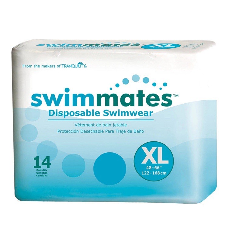 Swimmates Bowel Containment Swim Brief XL Swim Pull On 2847 52 56 Ct
