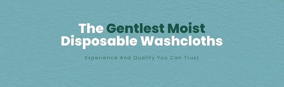Disposable XL Premoistened Washcloths 8” x 12” Pack of 80 – Adult Cloth Wipes