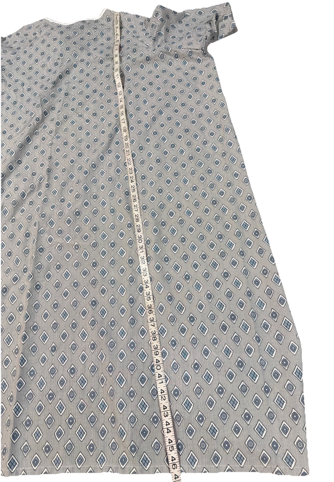 2 Unisex Hospital Gowns (Blue and White) – Patient Gown Gently Worn