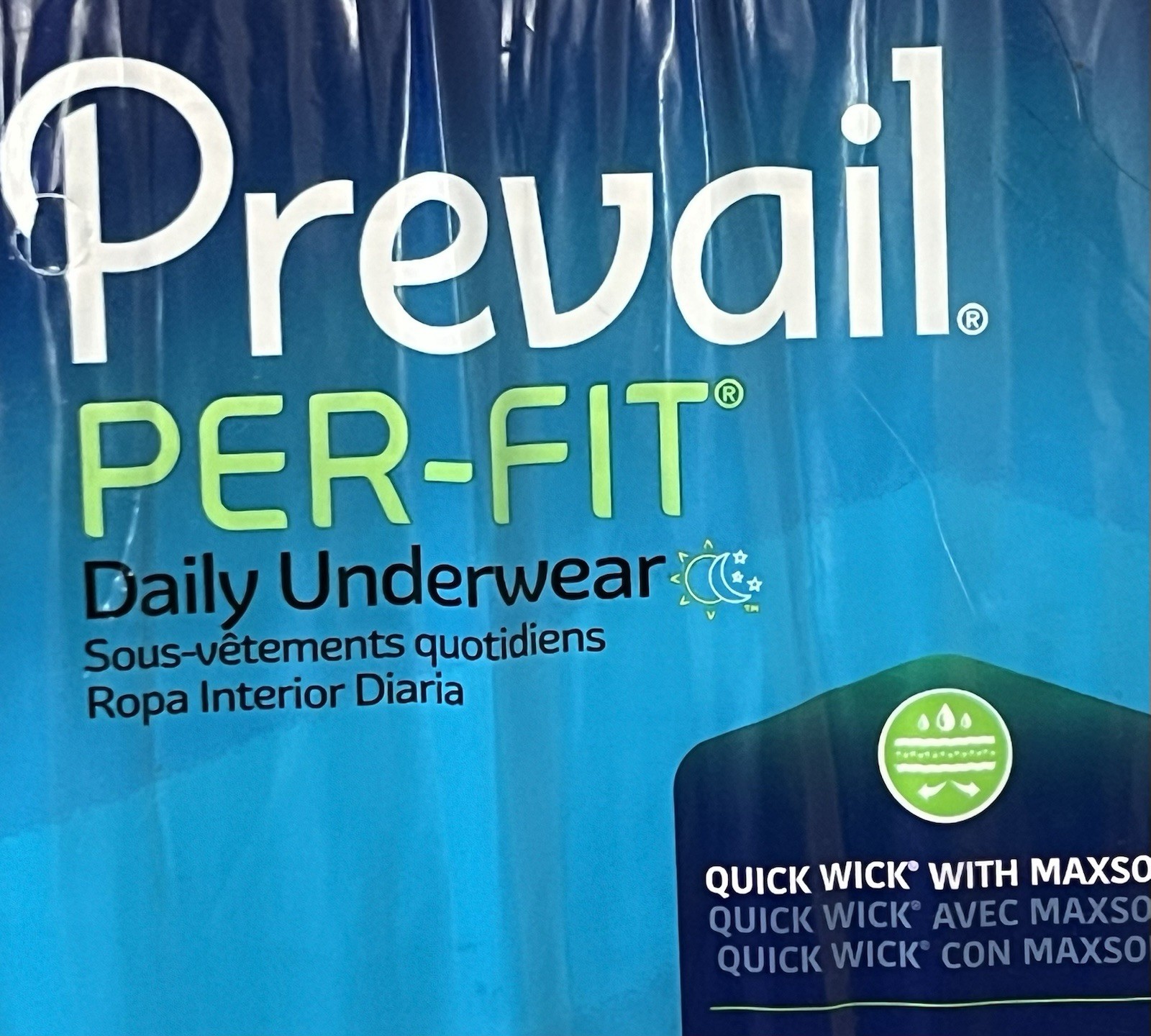 4 Pkgs Prevail Per-Fit Incontinence Daily Underware Overnight Protection L New!