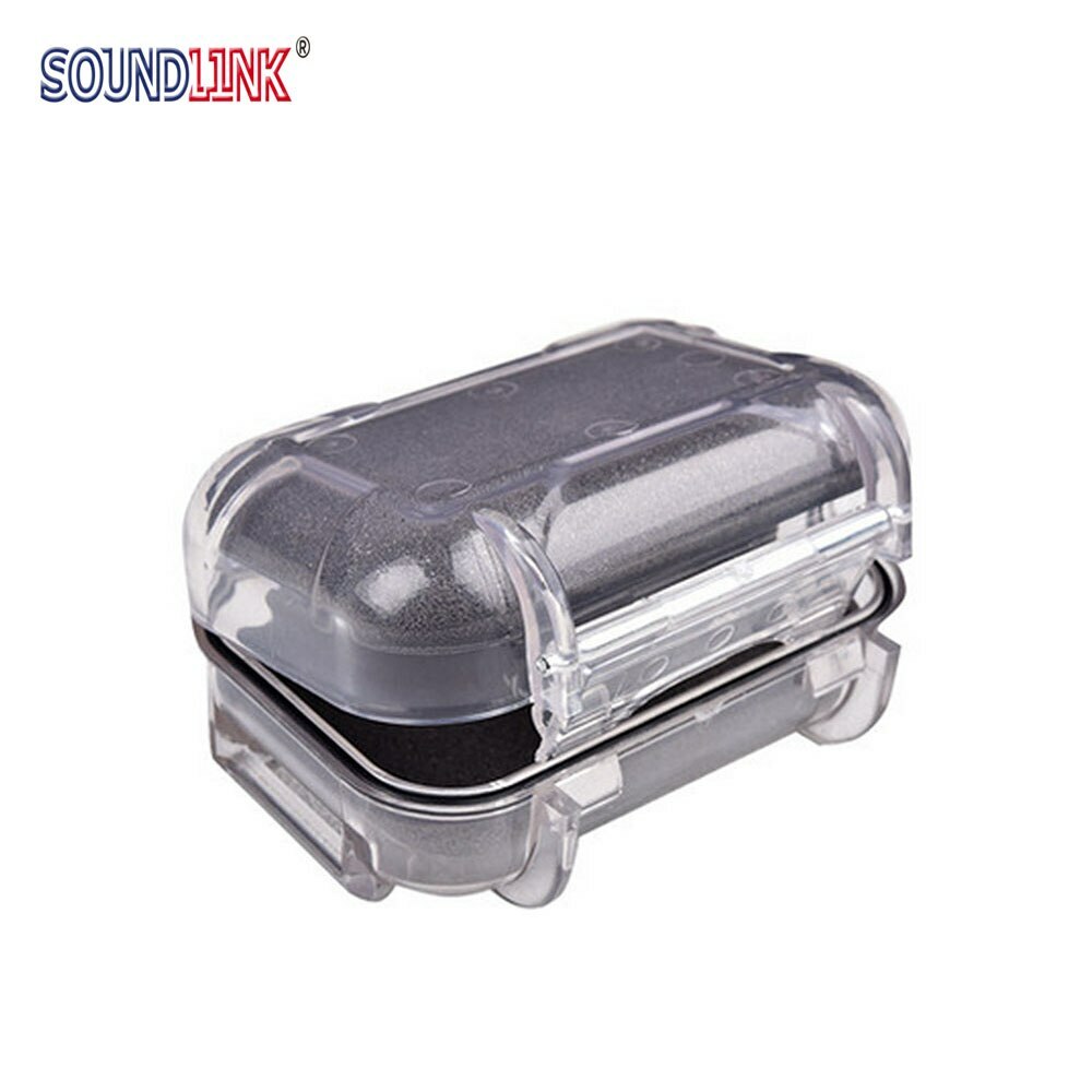 Waterproof Hearing Aid Hard Case IEM Earphone Storage Carrying Box Holder Small