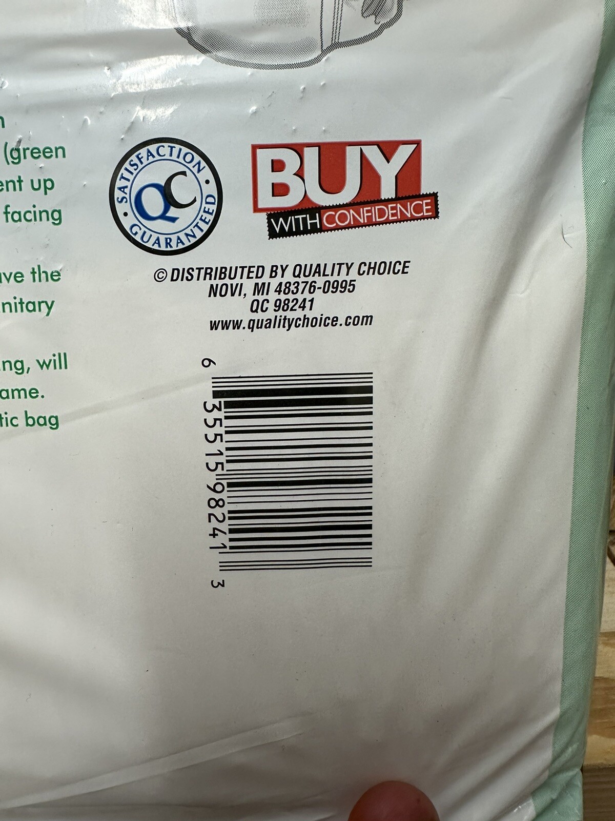 Quality Choice Belted Undergarments Extra Absobency Hip Size up to 54″ 60ct