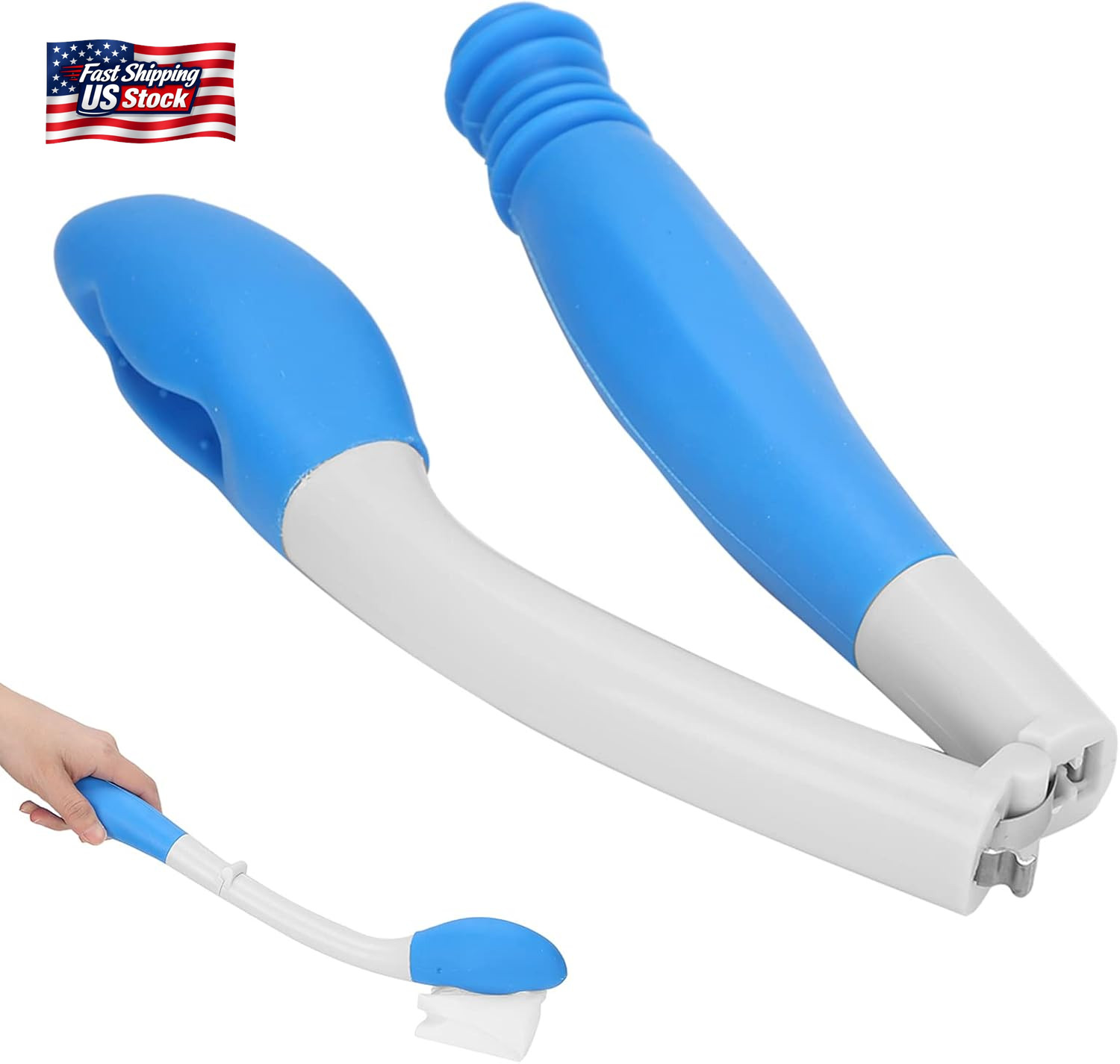 Toilet Aid Wiper, Toilet Tissue Aids Long Handle Reach Comfort Bottom Wiper Self