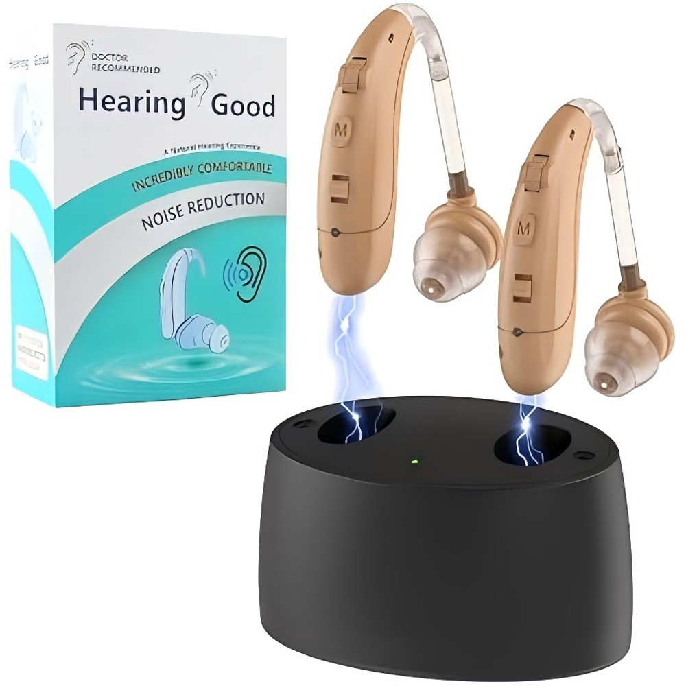 Hearing Aids for Seniors Rechargeable with Noise Cancelling and Volume Control
