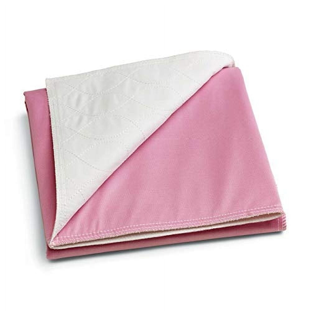 Medline Sofnit 300, Pack of 4 Large Washable Pink Underpads, 34″x36″