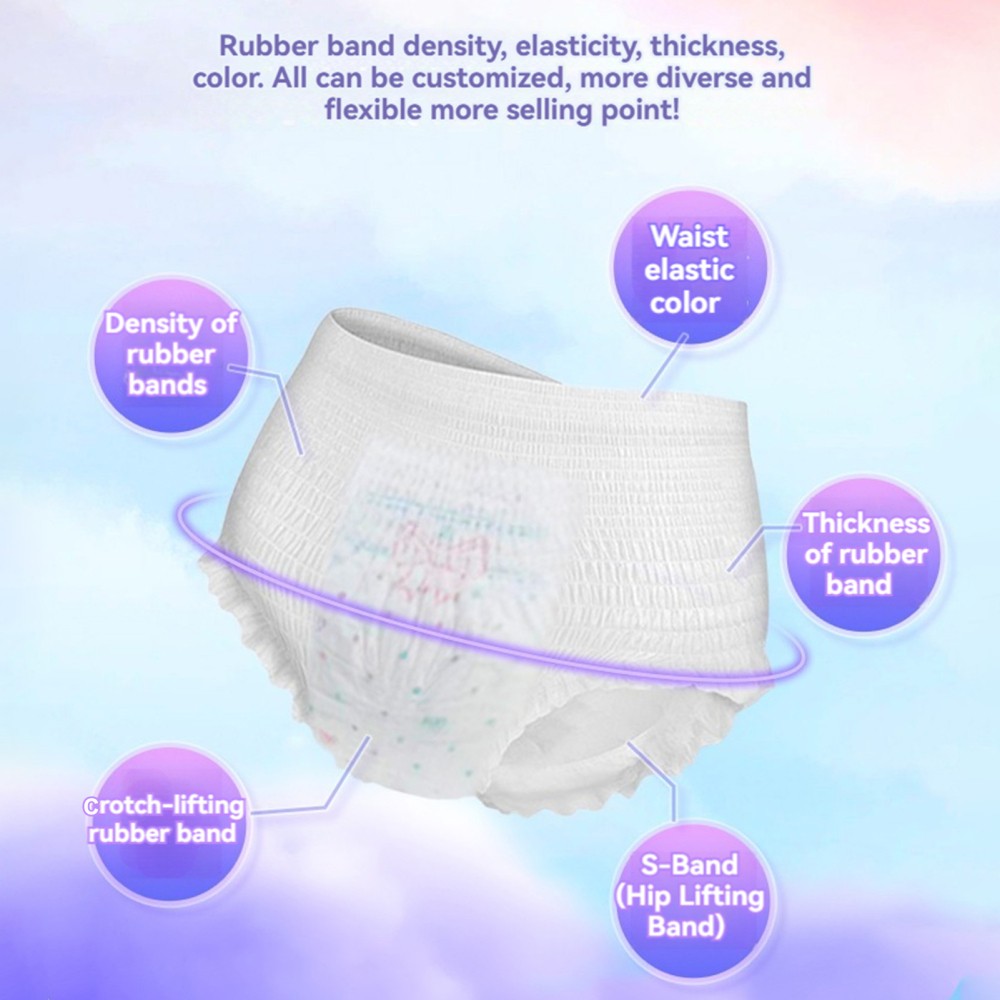 Overnight Pads Night-Time Tampon Sleeping Pants Women Underwear Incontinence Pad