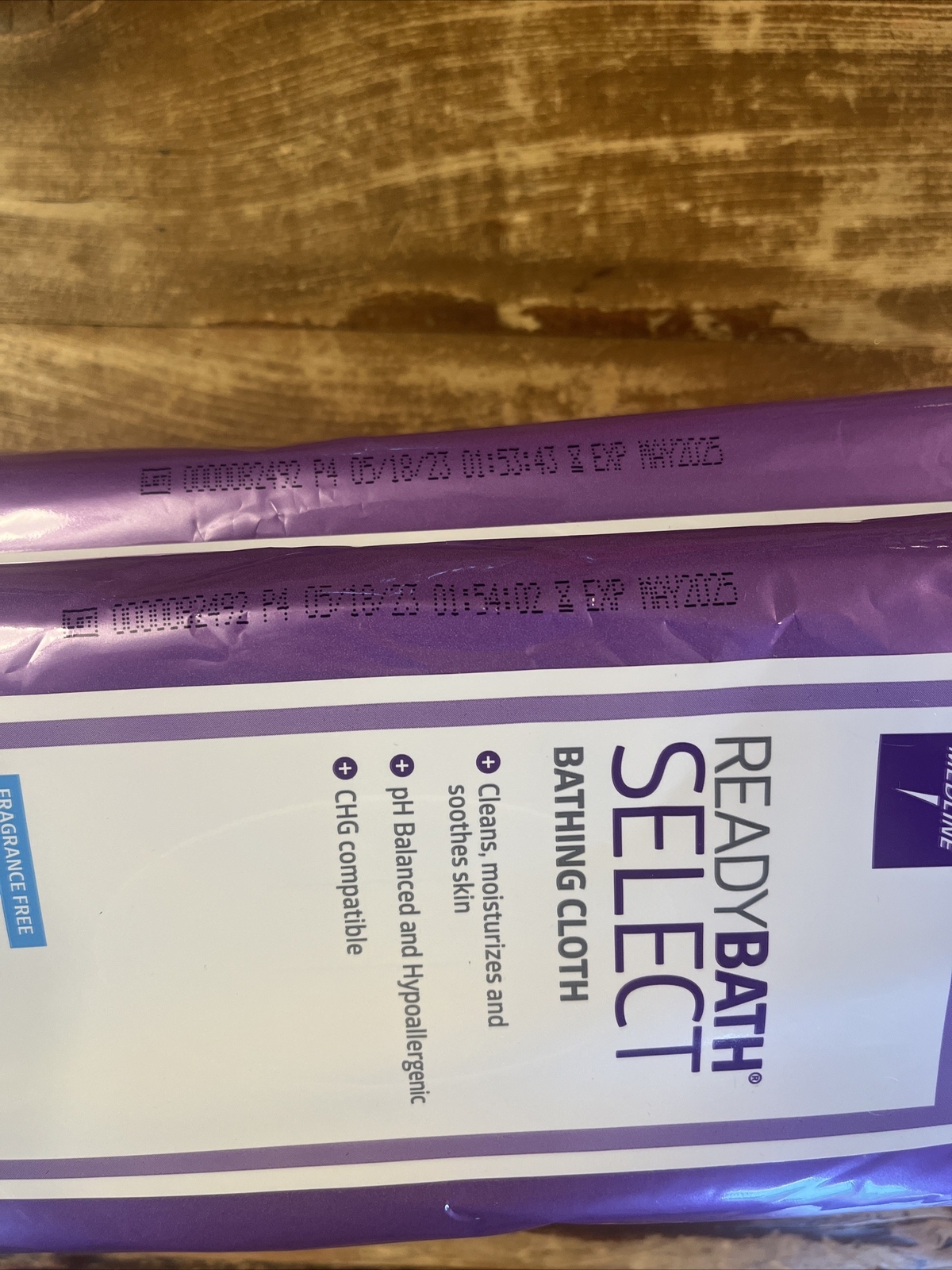 Bathing Cloth ByMedline ReadyBath Select 3 Packs Fragrance Free 8 ea Pk Exp 2025