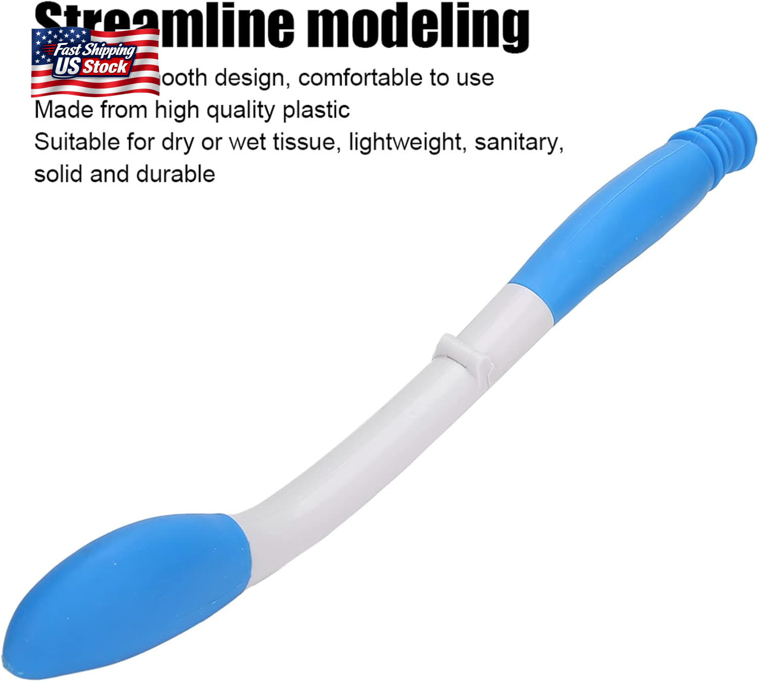 Toilet Aid Wiper, Toilet Tissue Aids Long Handle Reach Comfort Bottom Wiper Self