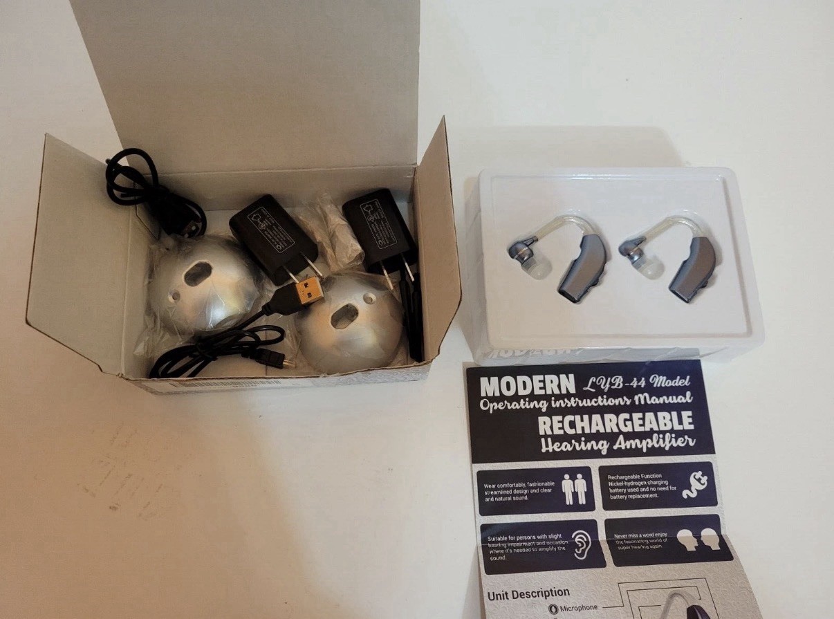 MEDca Behind The Ear Rechargeable Hearing Amplifier BTE LYB-44