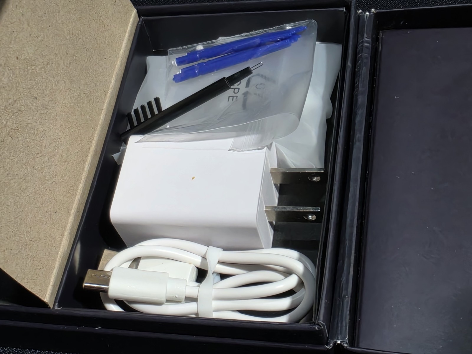 Audien ATOM One OTC Rechargeable Hearing Aids Charging Case Accessories Open Box