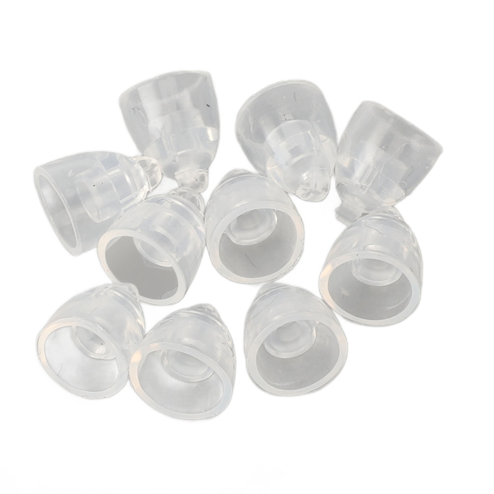 10pcs Double Vent Bass Domes For MiniFit Comfortable Soft Silicone NEW