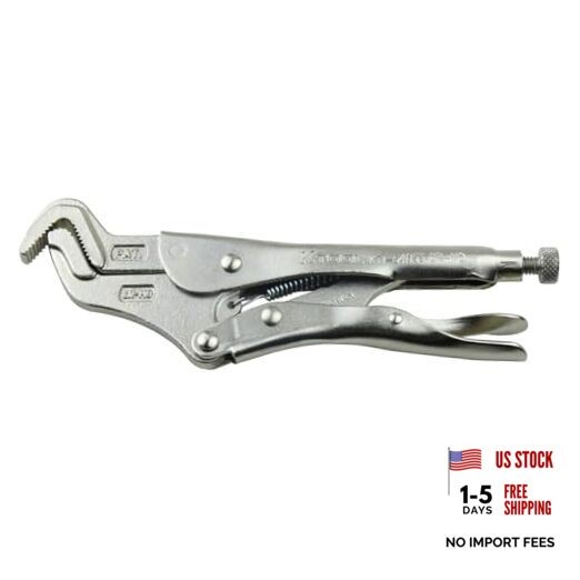 54053 Parrot Nose Adjustable Pliers, Non Slip Three Side Jaw Grip, Chrome