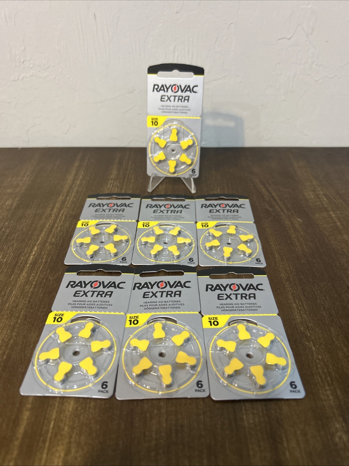 Rayovac Size 10 6 Pack Hearing Aid Batteries Lot Of 7 42 Total Batteries Exp 25