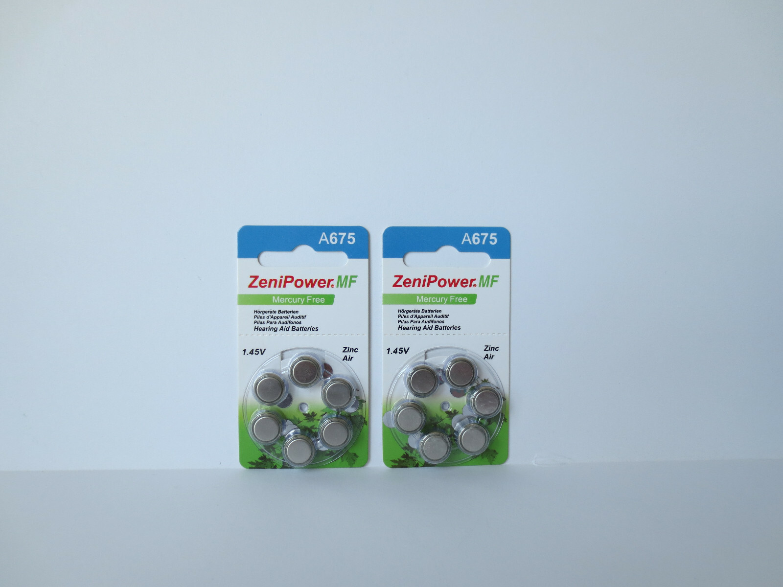 ZeniPower/ Icelltech Size 675 Hearing Aid Batteries – 18 Count