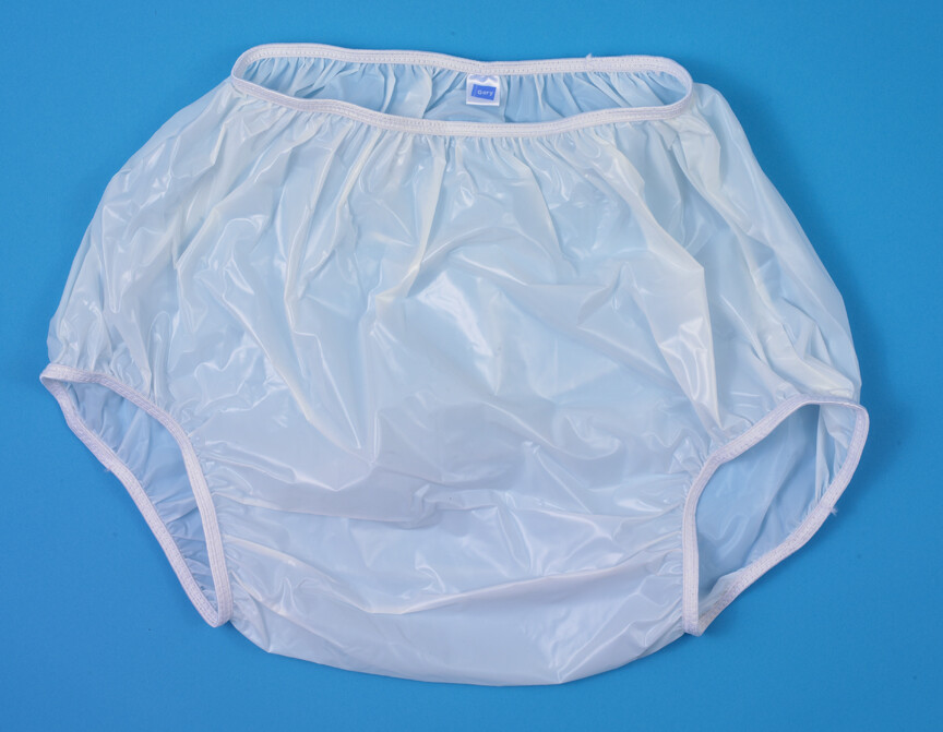Incontinence Protection NEW Gary Plastic Pants Adult Size X-Large Milky White