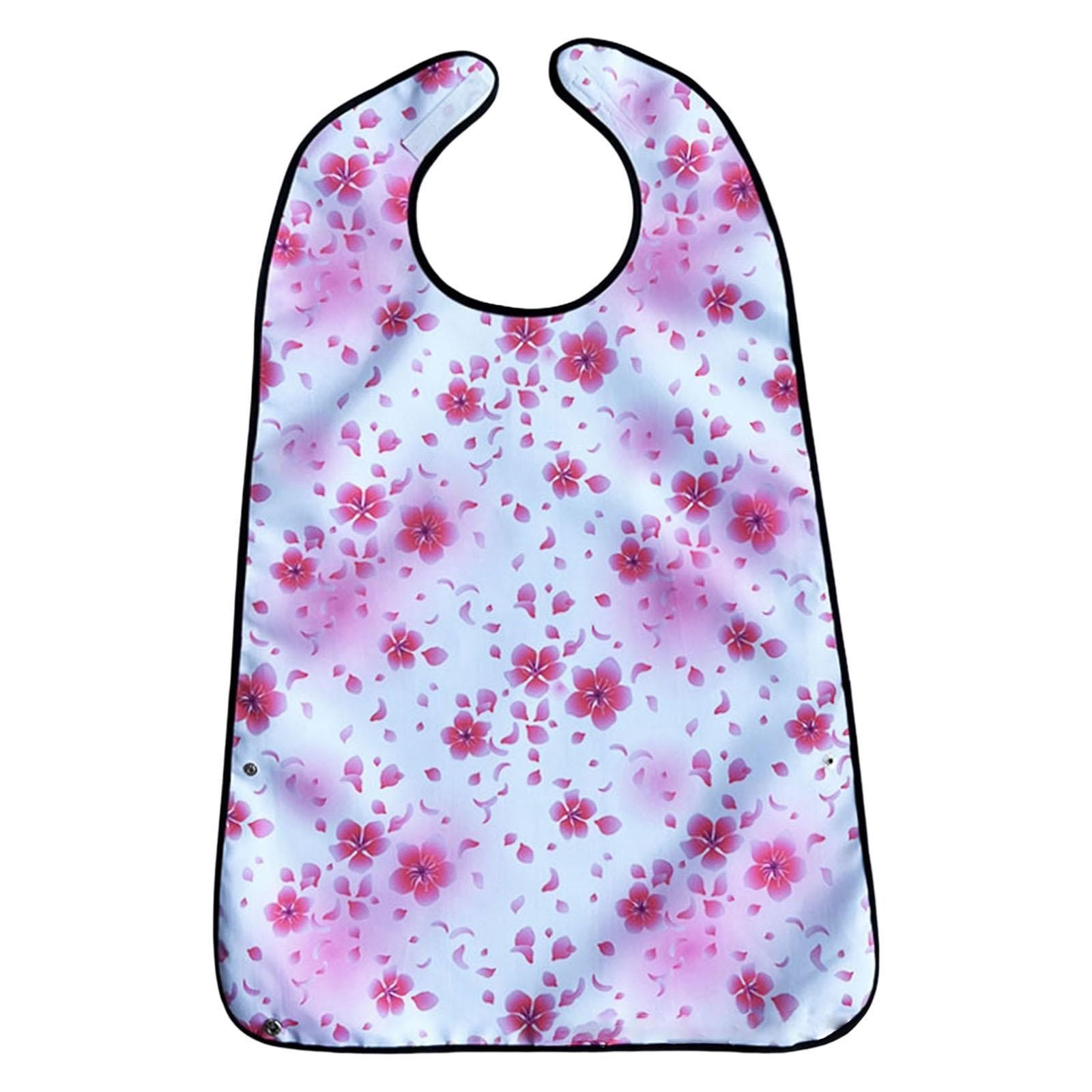 Adult Bibs for Eating Waterproof Full Protection for Elderly Women and Men White