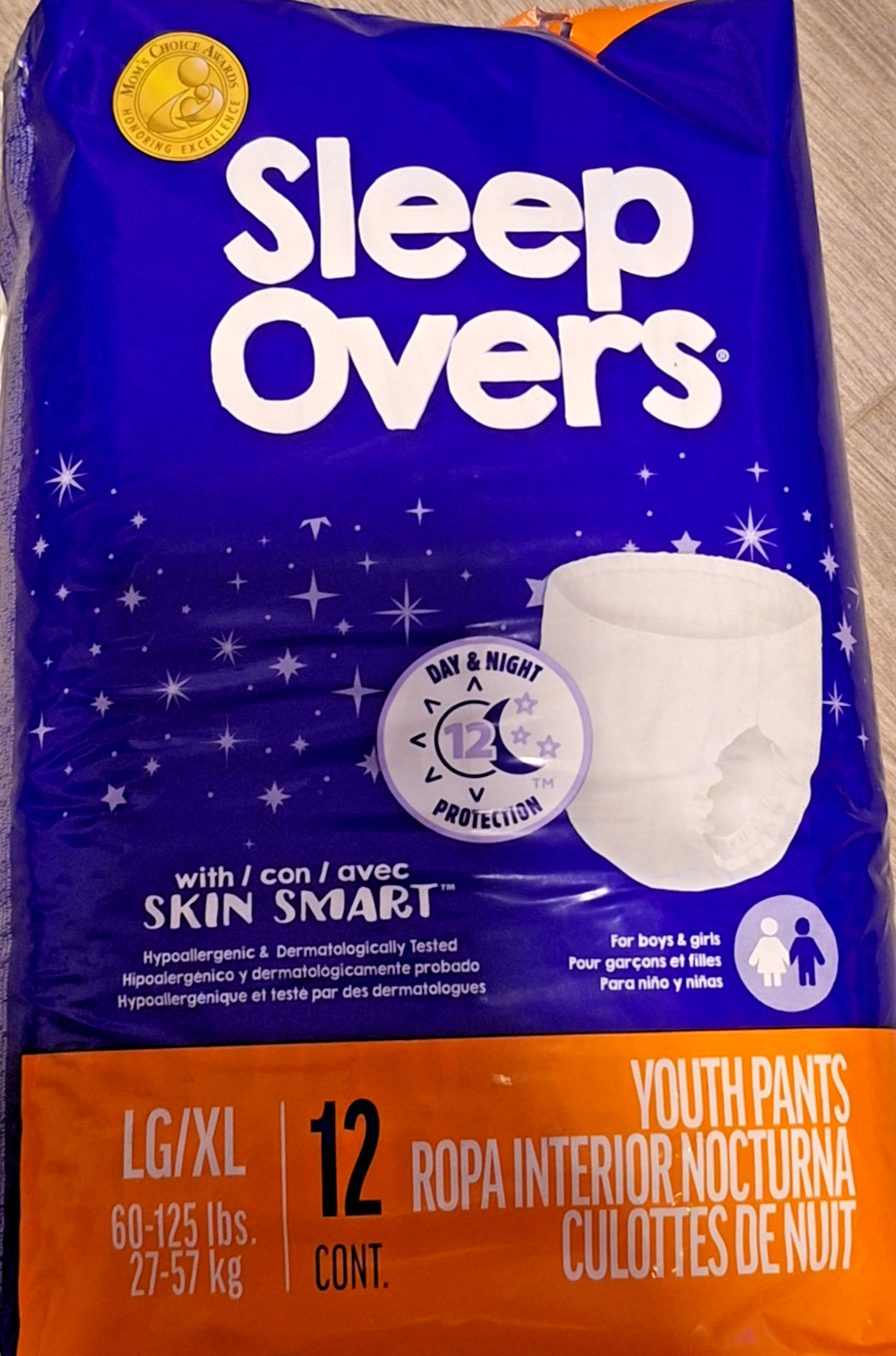 2 Pack of 12 Sleep Overs by Cuties Pull Up/ Underbriefs Sz L/XL 60 – 125 lbs