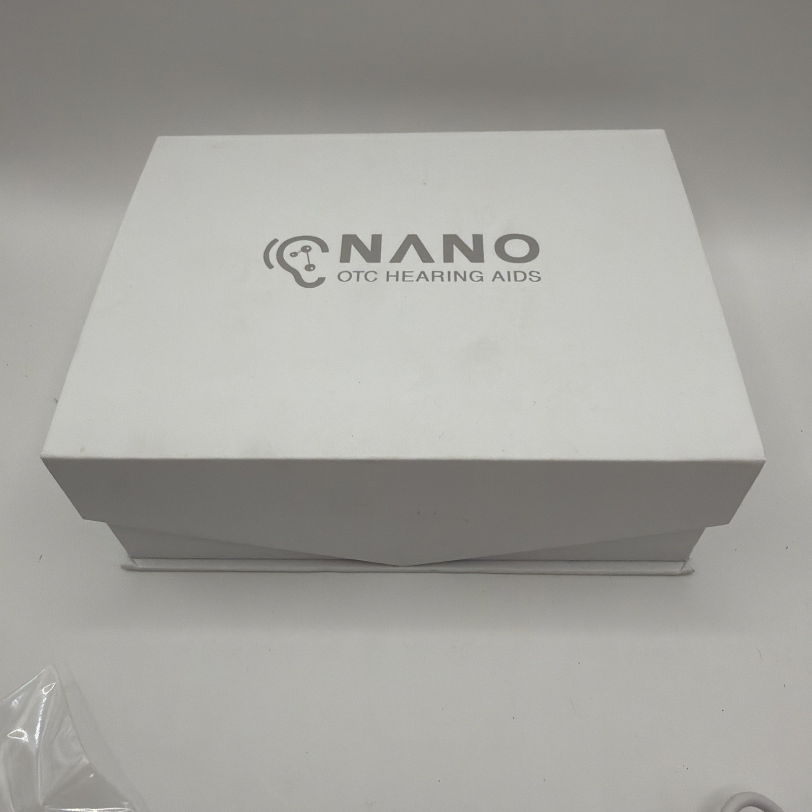 NANO OTC CIC Digital Hearing Aids Rechargeable Right & Left Devices w/Charger F
