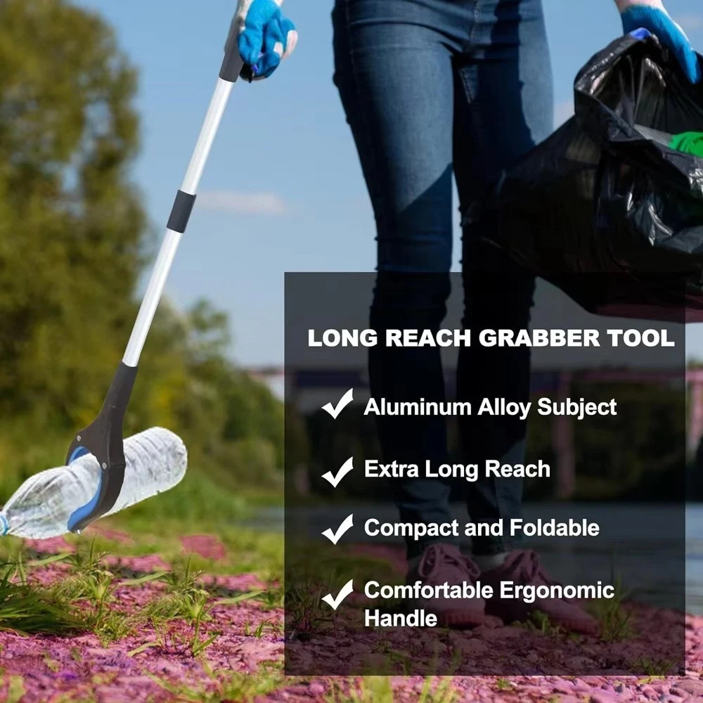 Heavy Duty Grabber Tool Industrial Pick Up Stick Hand Grip Reach Trash Reacher