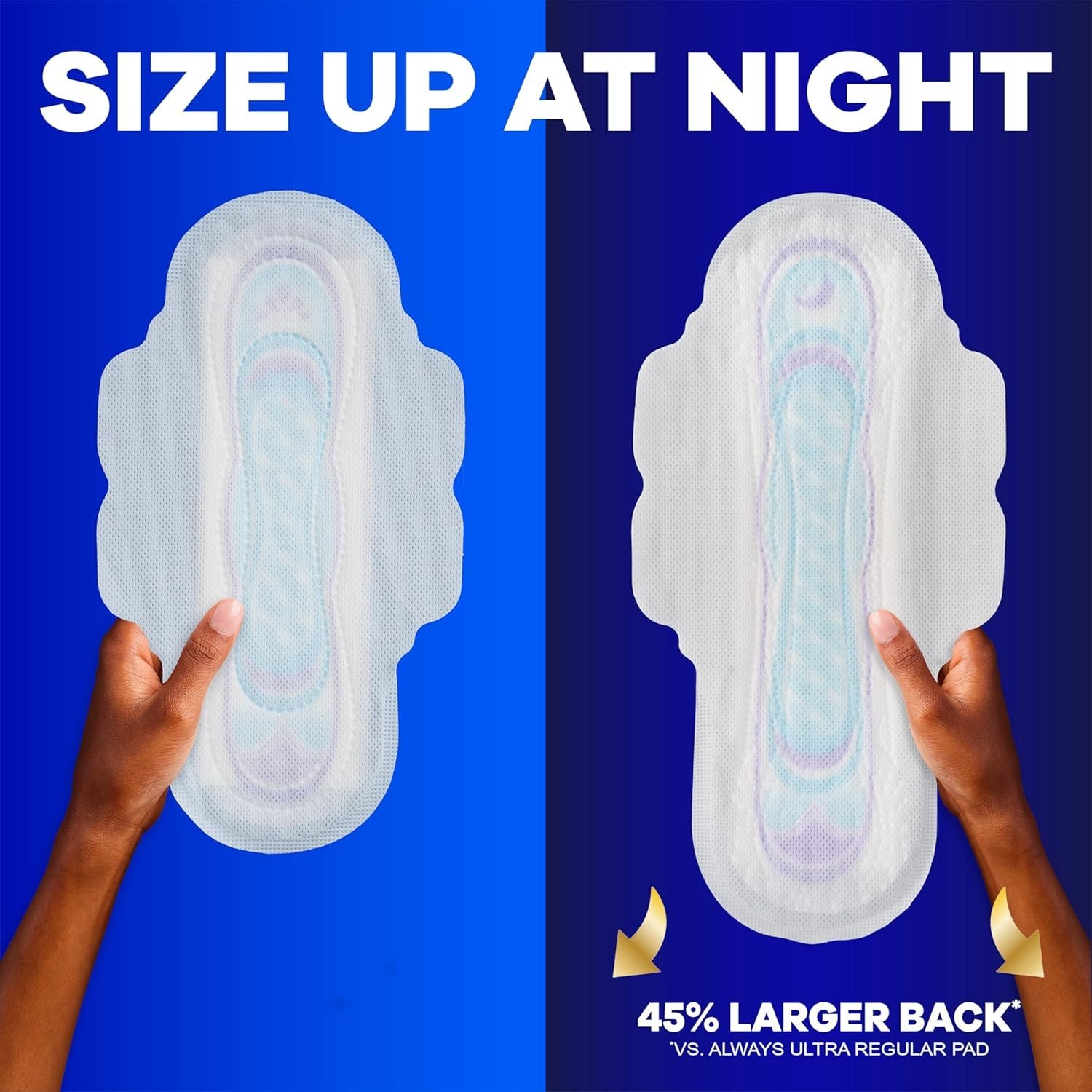 Brand New Ultra Thin Pads with Wings, Size 1, Regular, 46 Count
