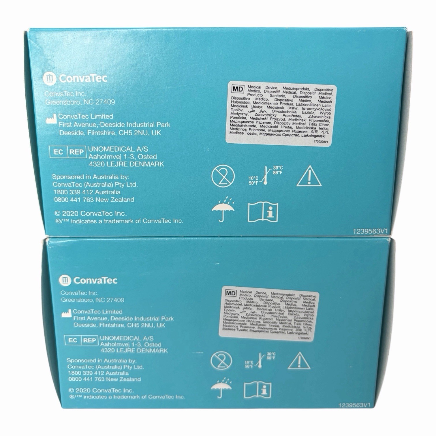 Convatec 411802 Sur Fit Natura Skin Barrier Moldable 1 3/4″ 45mm Lot Of 2 Boxes