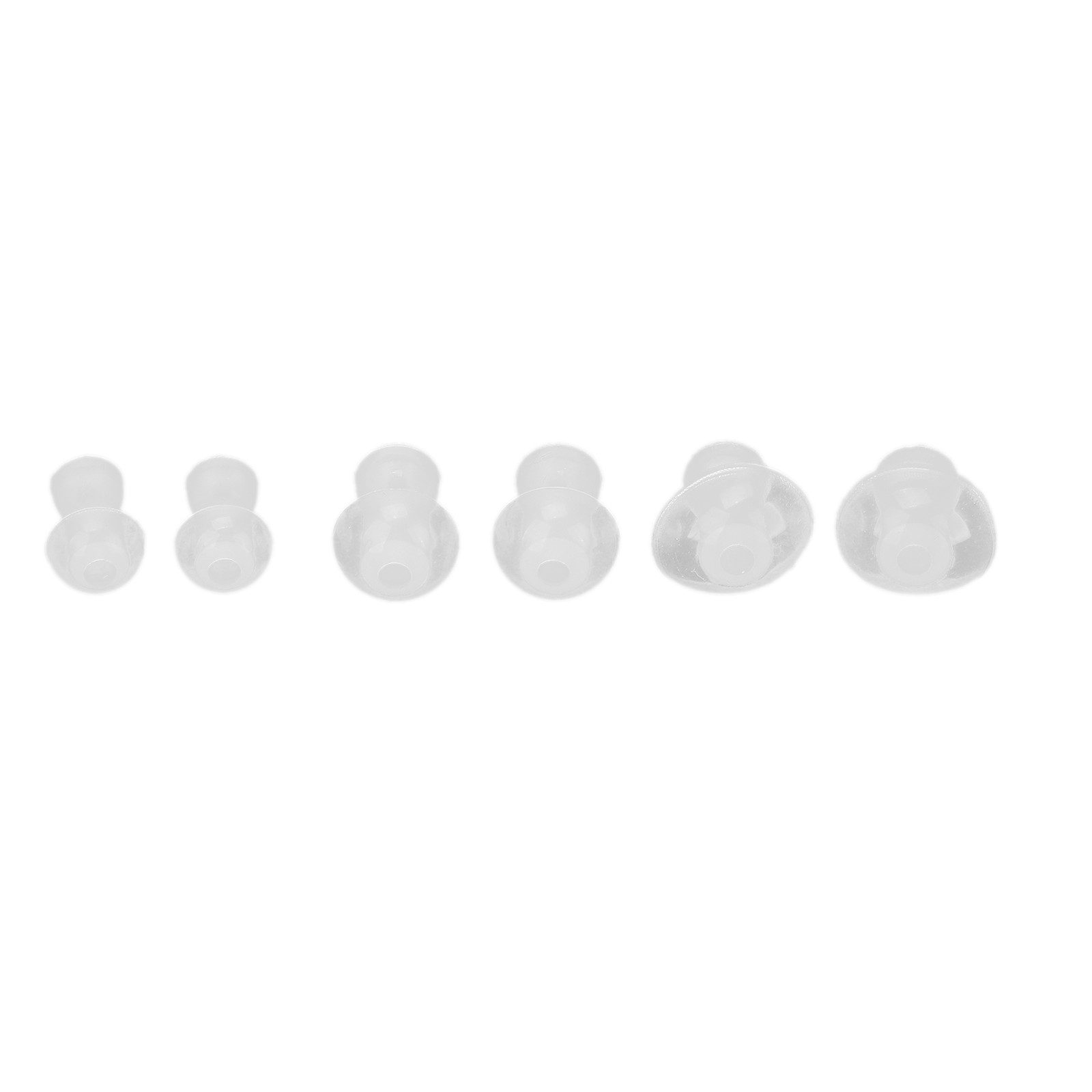 6pcs Hearing Aid Ear Tips Earplug Silicone Hearing Aids Buds Domes Ear