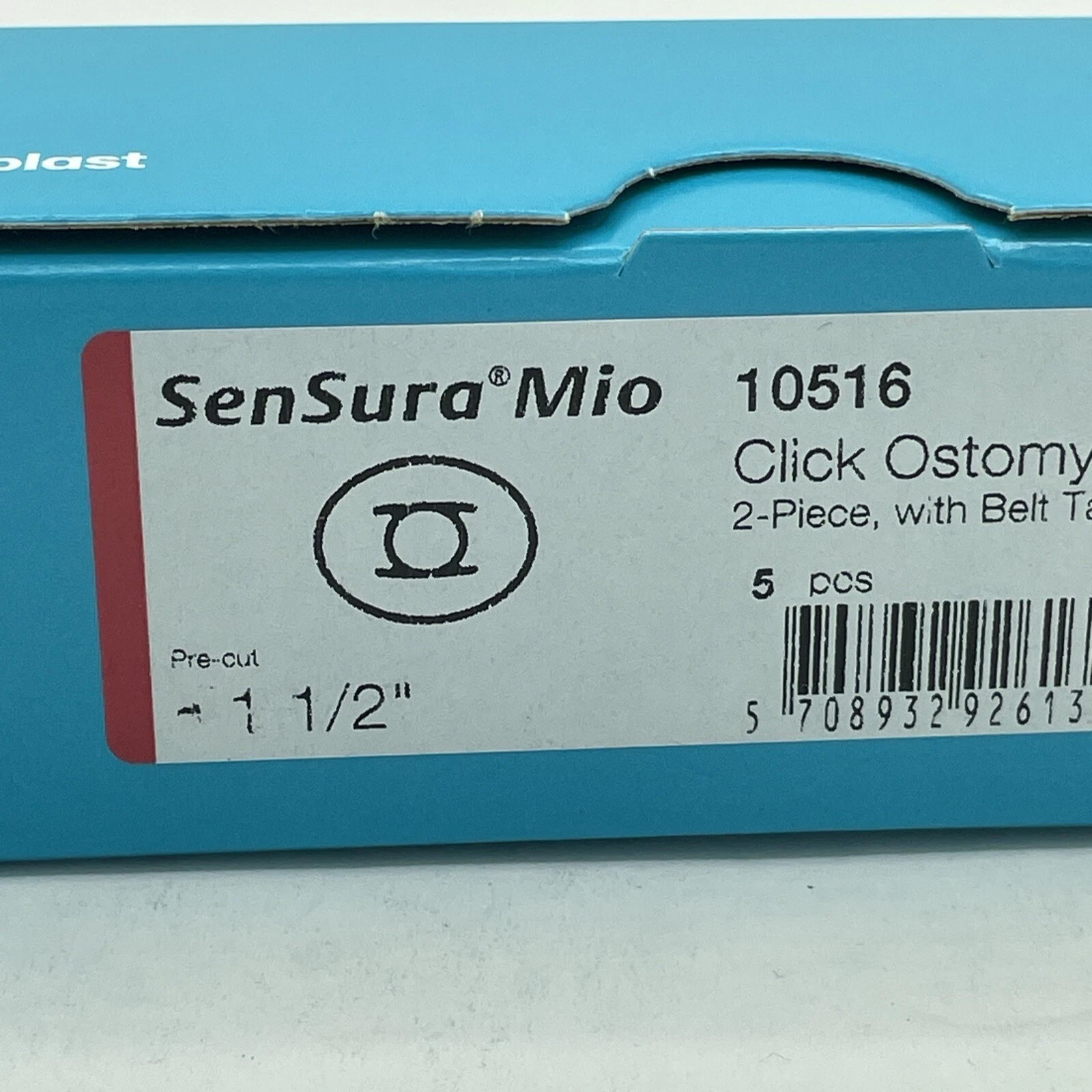 Coloplast 10516 – SenSura Mio Click Ostomy Barrier 5/Box, 1. 5″