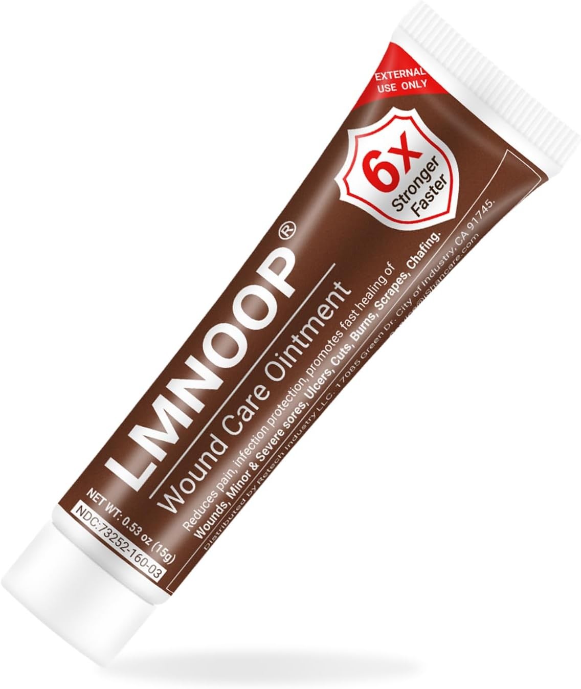 LMNOOP® Wound Care Cream, Skin Healing & Repair 0.53 Ounce (Pack of 1)
