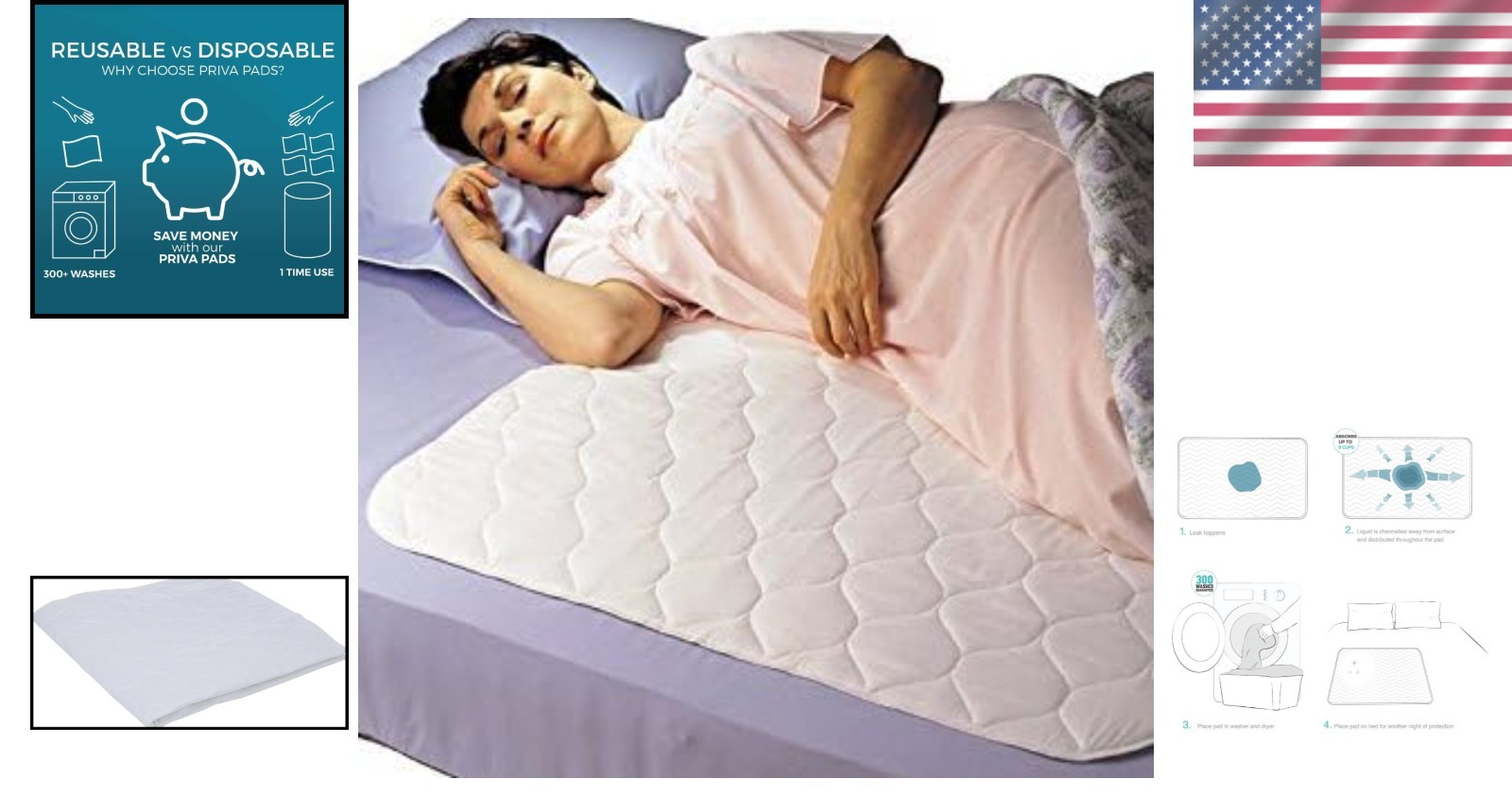 Ultra Absorbent Incontinence Bed Pad – Heavy Duty Waterproof Protection 34×36
