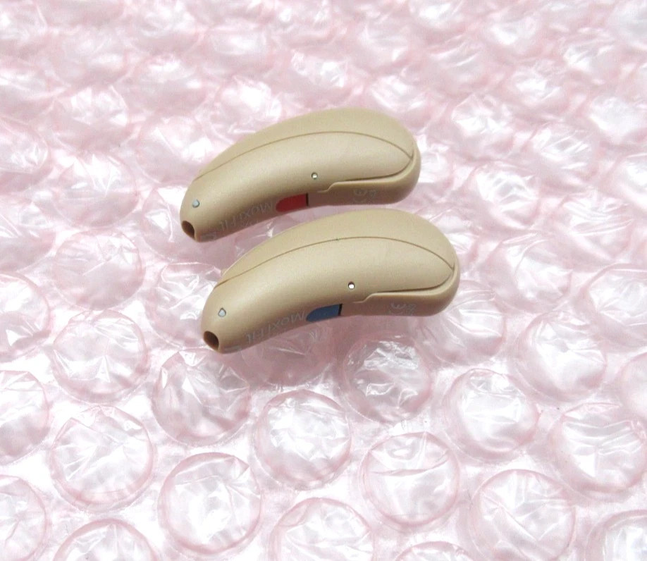 Unitron DX Moxi Fit 5 Hearing Aid Pair Beige 312 Battery *FACTORY REFURBISHED*