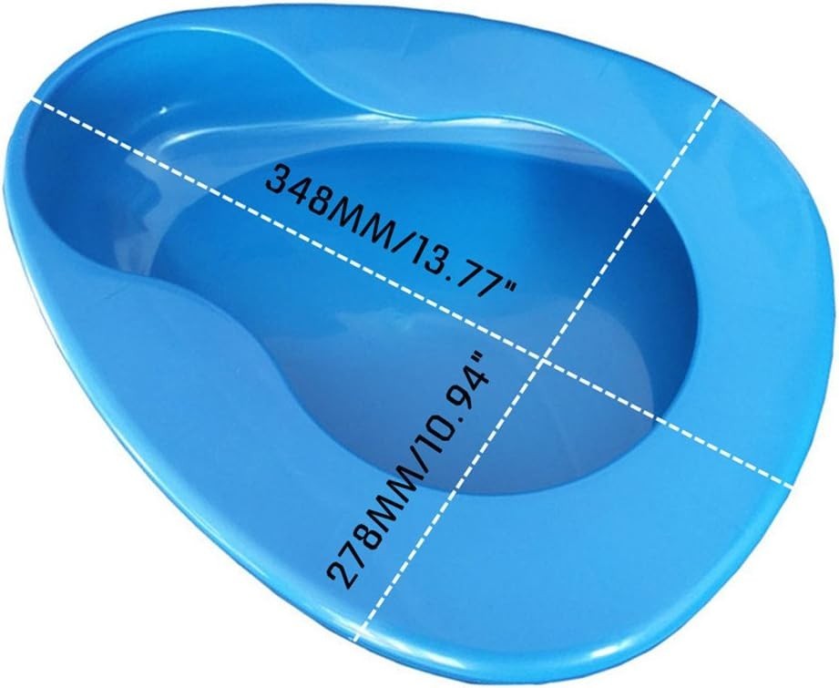 Firm Thick Stable PP Bedpan Heavy Duty Smooth Countoured for Bed-Bound Patien…